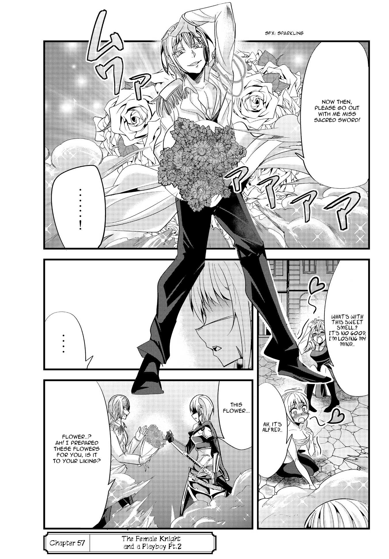 A Story About Treating a Female Knight Who Has Never Been Treated as a Woman as a Woman Chapter 57 page 1 - Chapter 57: The Female Knight and a Playboy Pt.2