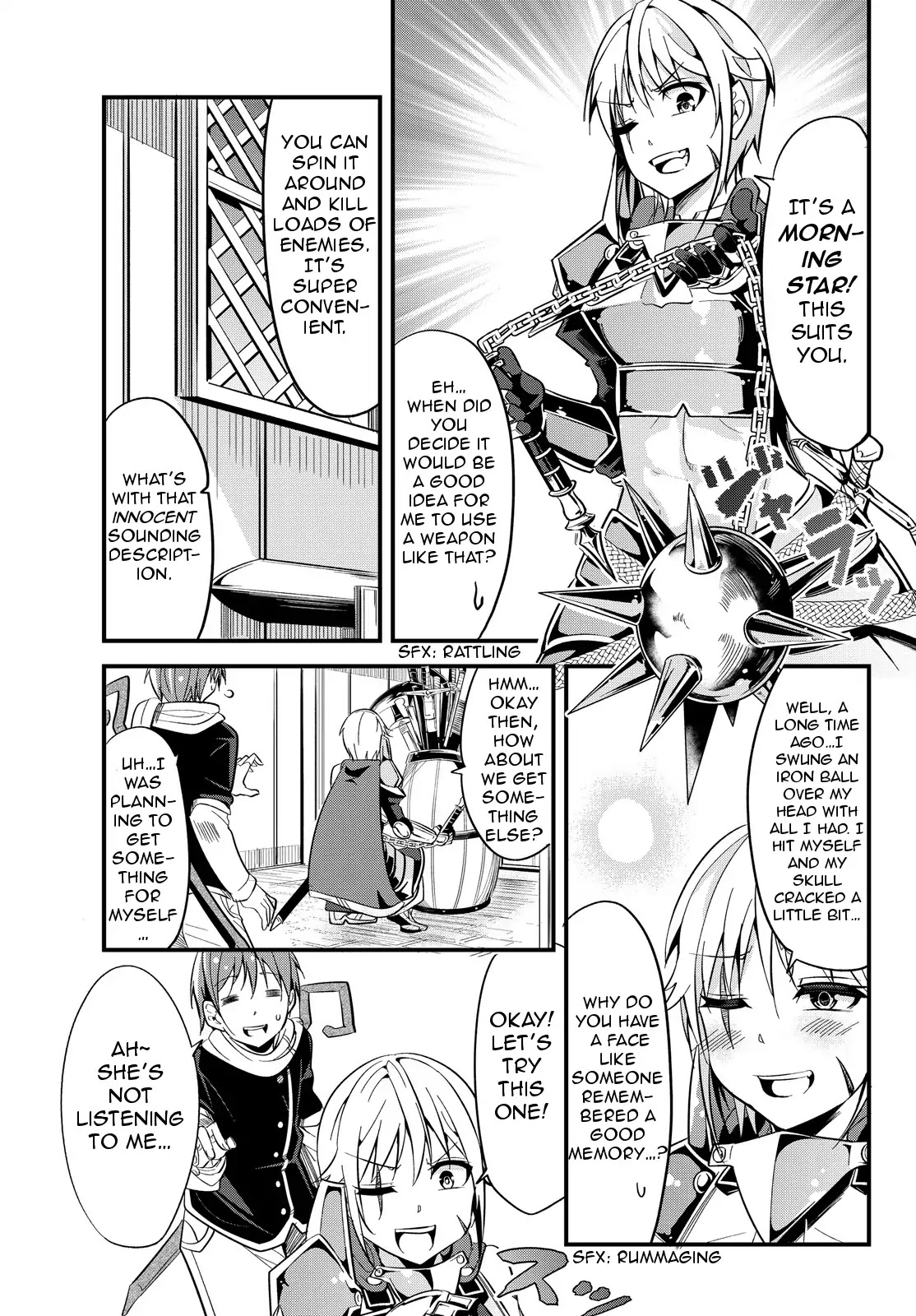 A Story About Treating a Female Knight Who Has Never Been Treated as a Woman as a Woman Chapter 6 page 3 - Chapter 6: The Female Knight and a Weapon's Shop
