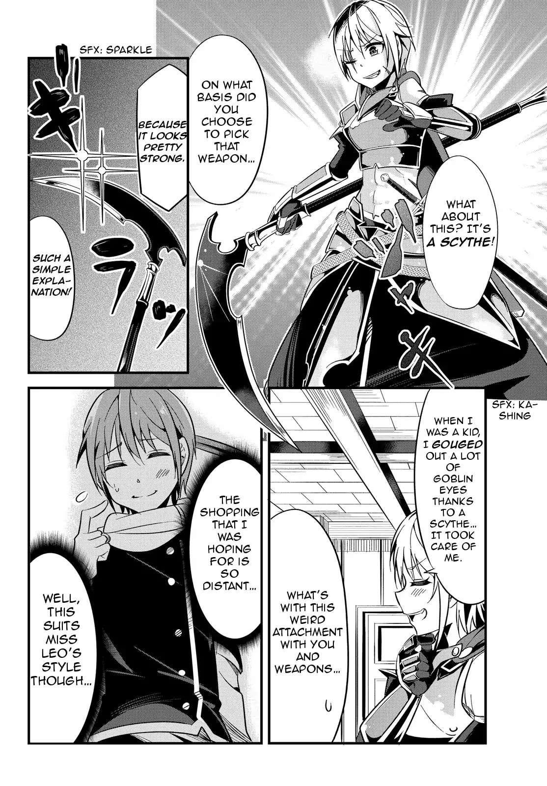 A Story About Treating a Female Knight Who Has Never Been Treated as a Woman as a Woman Chapter 6 page 4 - Chapter 6: The Female Knight and a Weapon's Shop