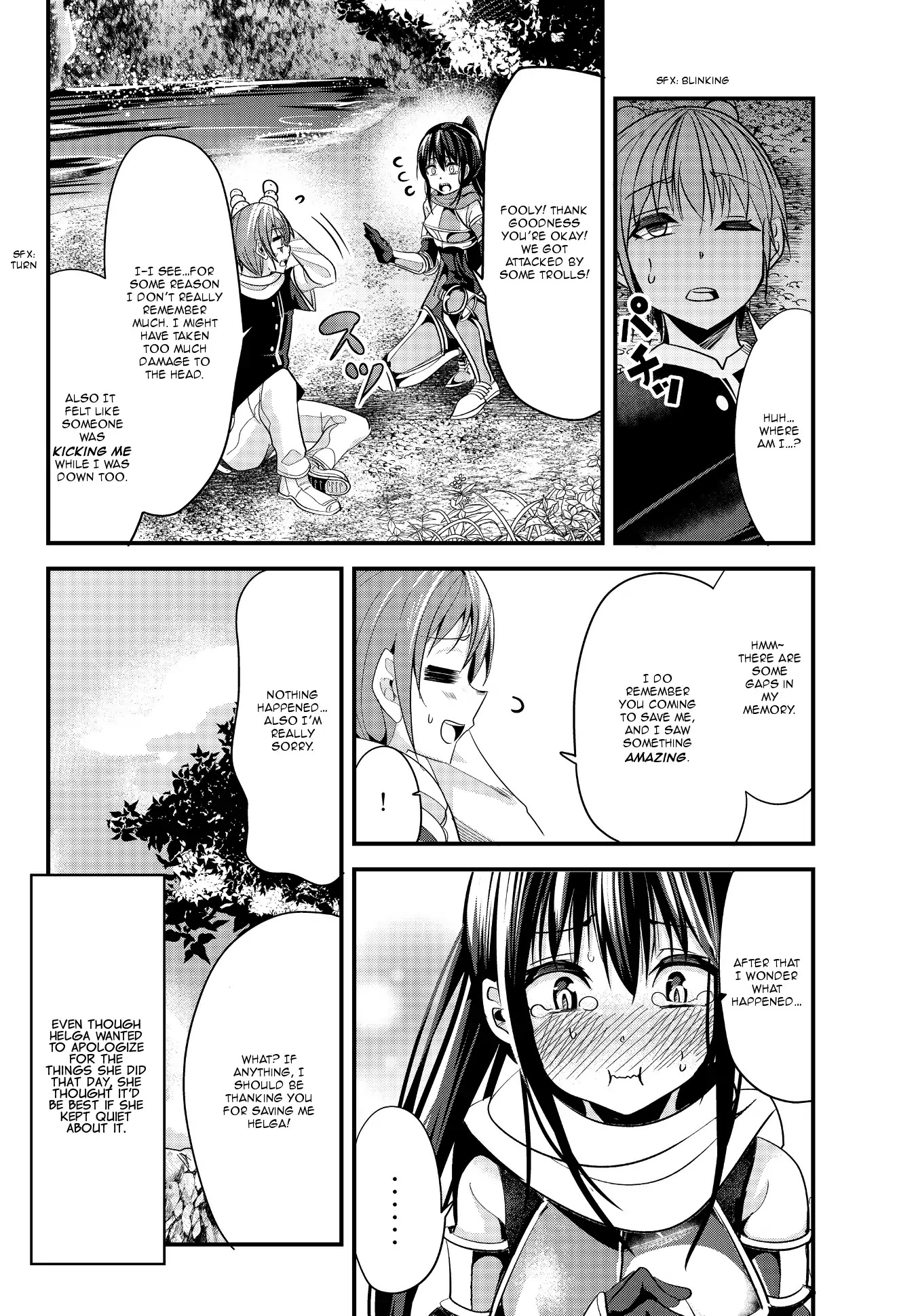A Story About Treating a Female Knight Who Has Never Been Treated as a Woman as a Woman Chapter 67 page 8 - Chapter 67: The Berserk Blade and First Time Questing with Friends Pt.2