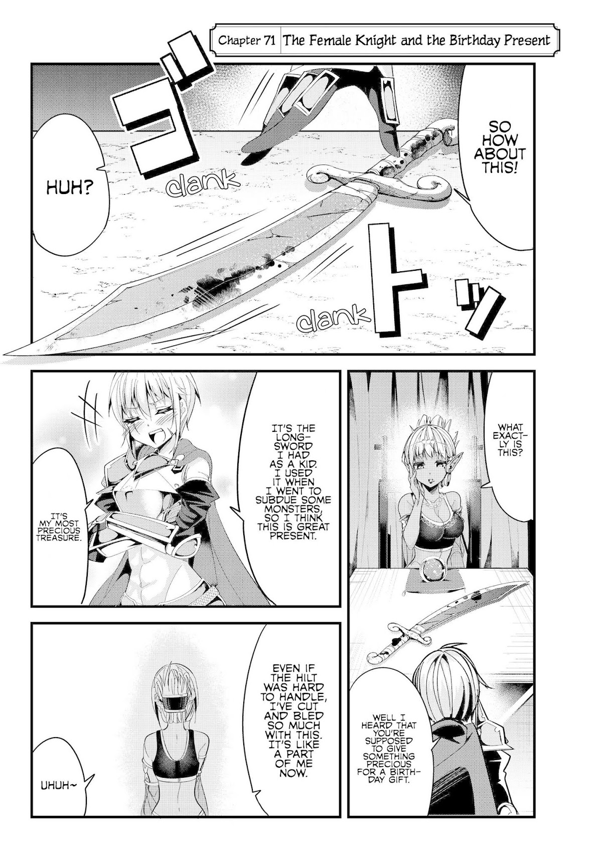A Story About Treating a Female Knight Who Has Never Been Treated as a Woman as a Woman Chapter 71 page 2 - Chapter 71: The Female Knight and the Birthday Present