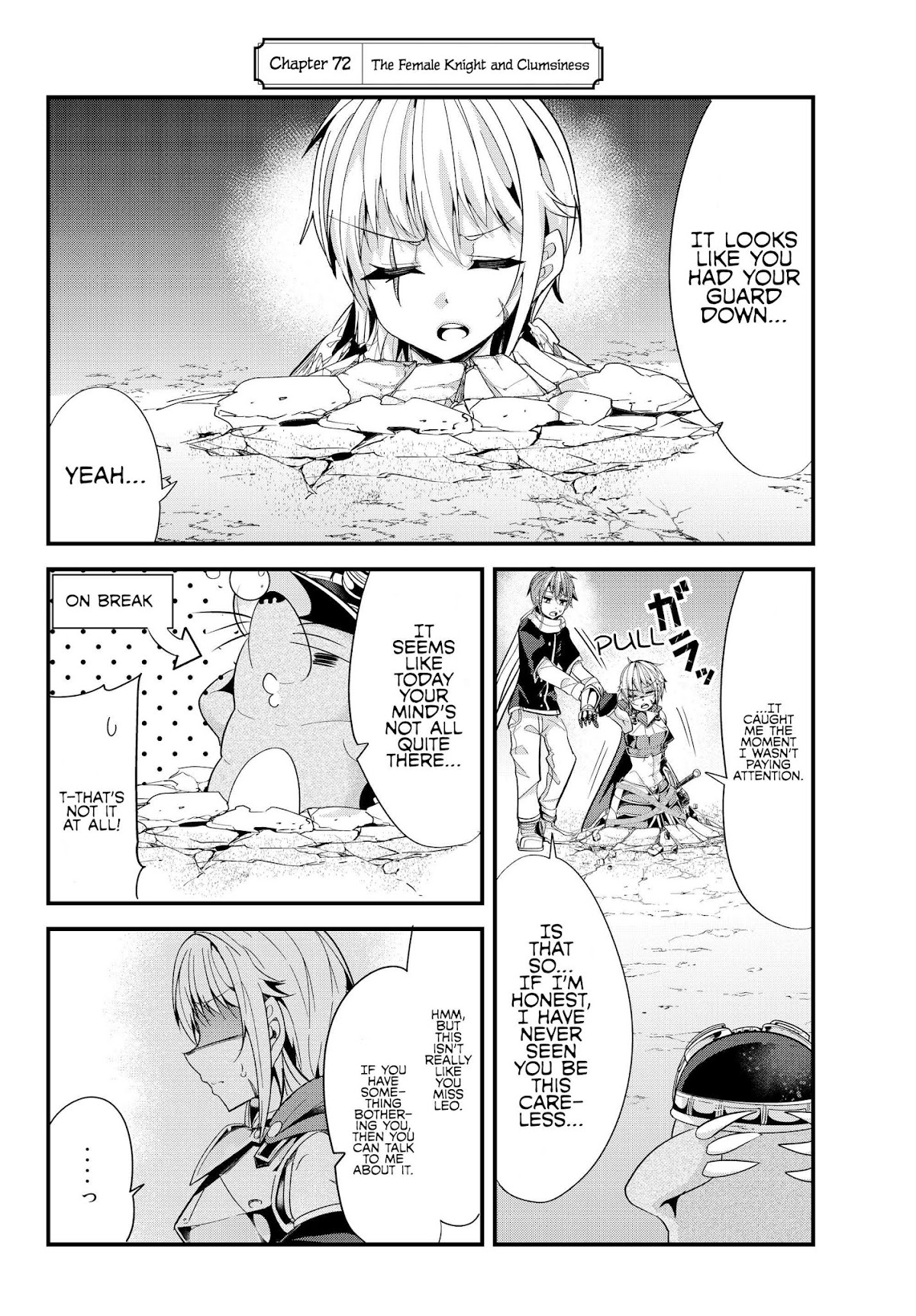 A Story About Treating a Female Knight Who Has Never Been Treated as a Woman as a Woman Chapter 72 page 2 - Chapter 72: The Female Knight and Clumsiness
