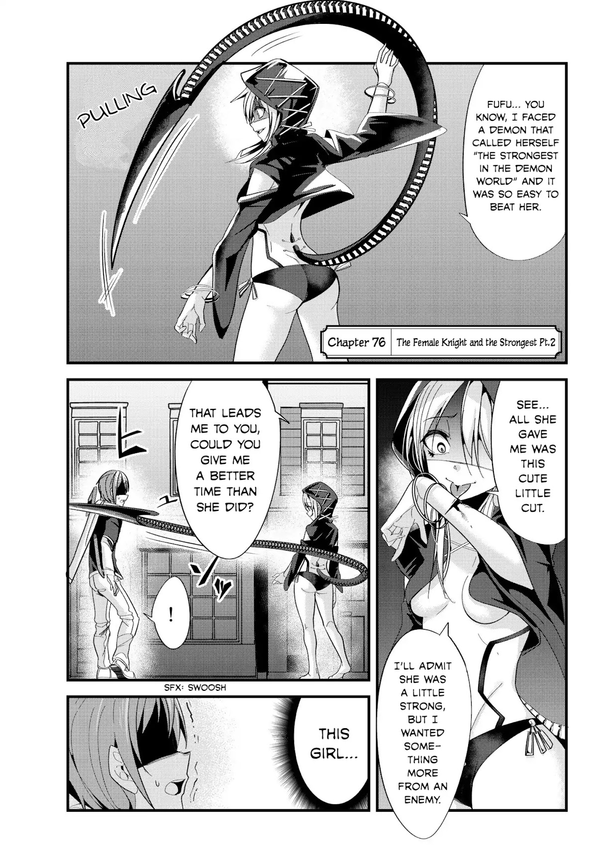 A Story About Treating a Female Knight Who Has Never Been Treated as a Woman as a Woman Chapter 76 page 1 - Chapter 76: The Female Knight and the Strongest Pt.2