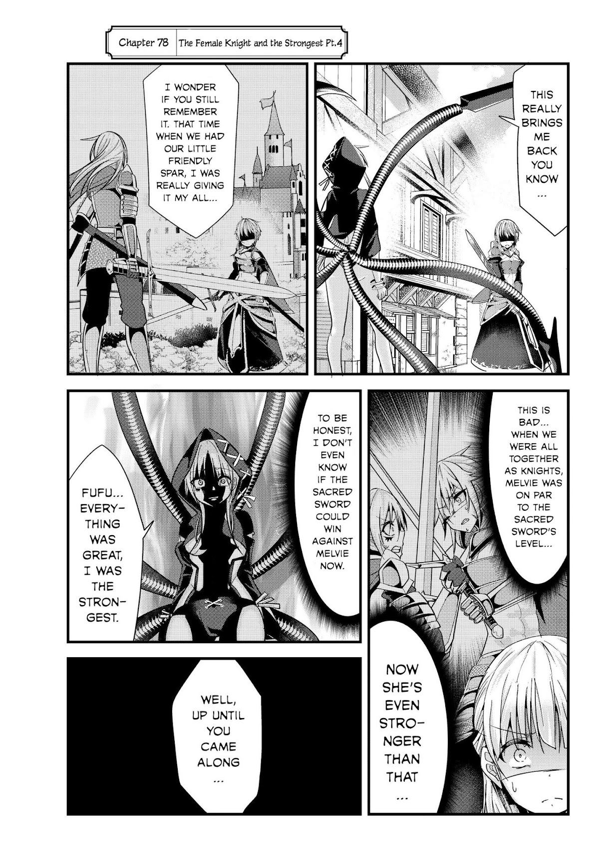 A Story About Treating a Female Knight Who Has Never Been Treated as a Woman as a Woman Chapter 78 page 1 - Chapter 78: The Female Knight and the Strongest Pt.4