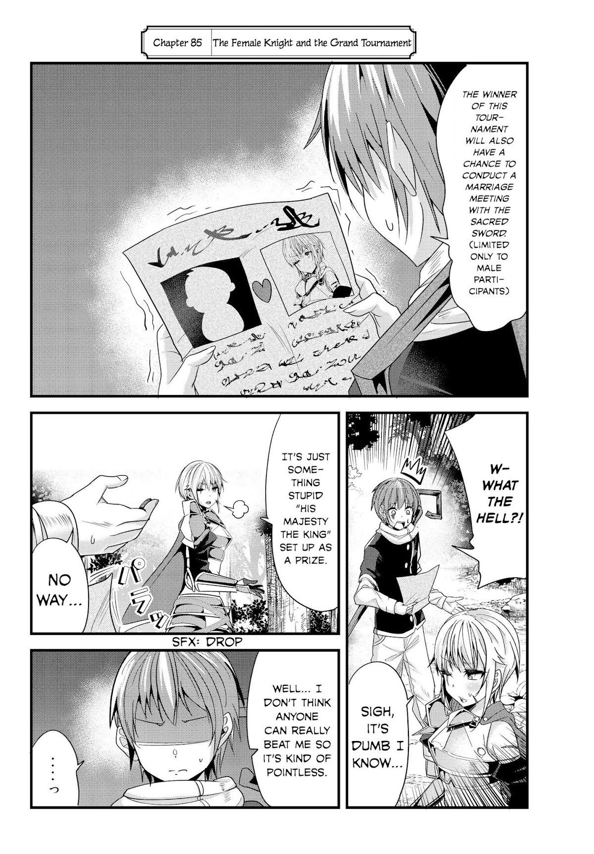 A Story About Treating a Female Knight Who Has Never Been Treated as a Woman as a Woman Chapter 85 page 2 - Chapter 85: The Female Knight and the Grand Tournament