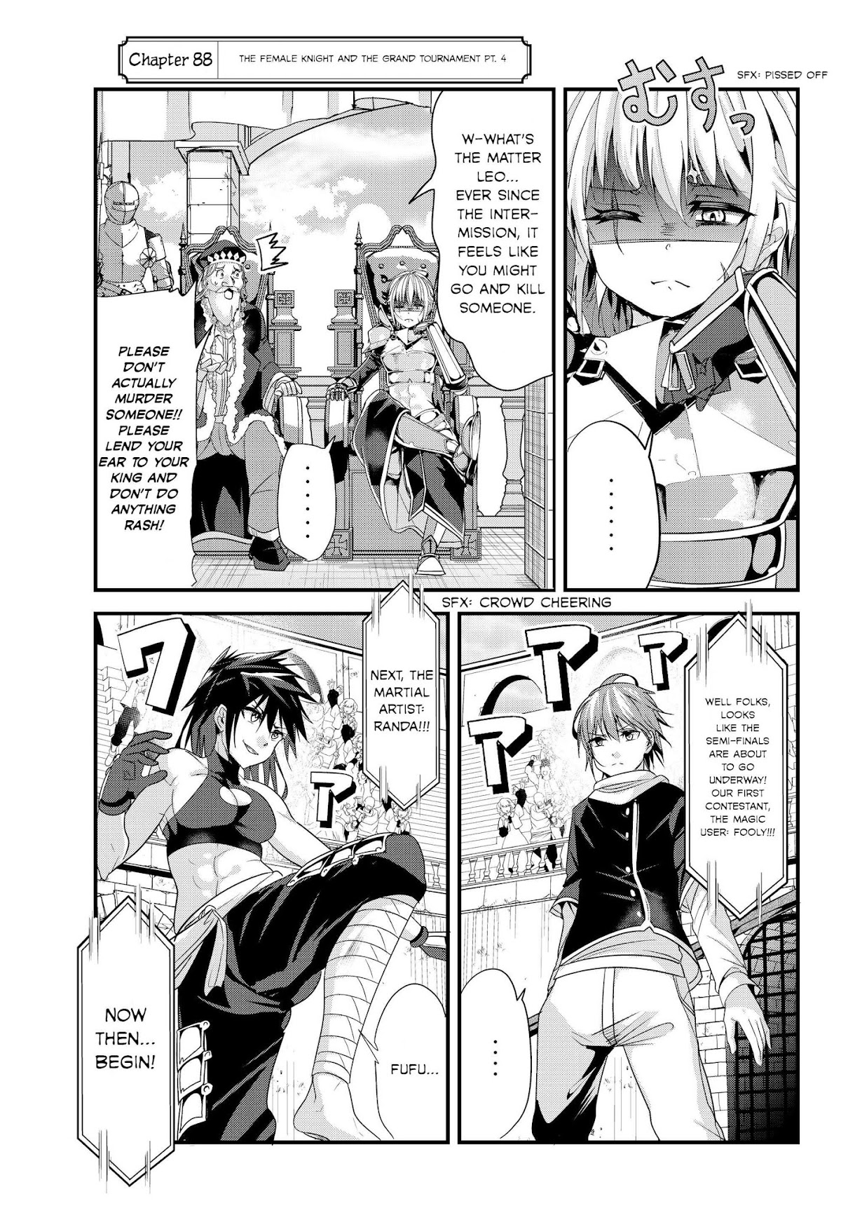 A Story About Treating a Female Knight Who Has Never Been Treated as a Woman as a Woman Chapter 88 page 1 - Chapter 88: The Female Knight and the Grand Tournament Pt.4