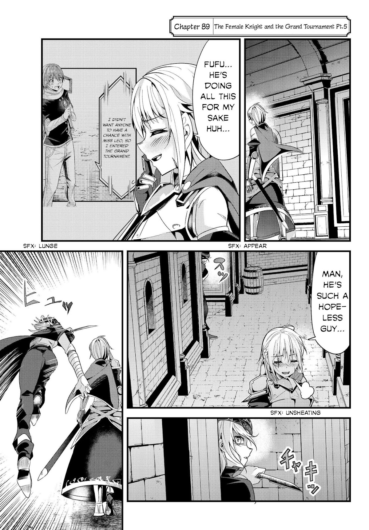 A Story About Treating a Female Knight Who Has Never Been Treated as a Woman as a Woman Chapter 89 page 1 - Chapter 89: The Female Knight and the Grand Tournament Pt.5