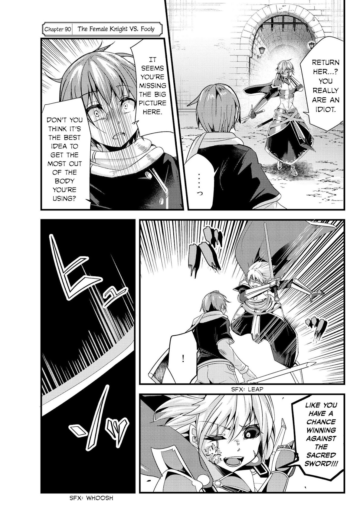 A Story About Treating a Female Knight Who Has Never Been Treated as a Woman as a Woman Chapter 90 page 1 - Chapter 90: The Female Knight VS. Fooly