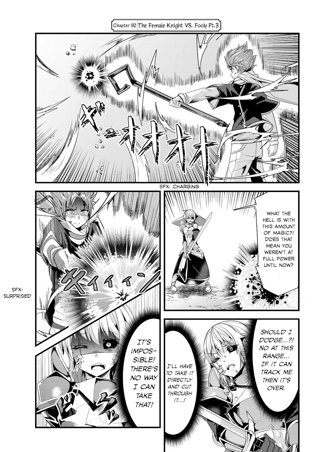 A Story About Treating a Female Knight Who Has Never Been Treated as a Woman as a Woman Chapter 92 page 1 - Chapter 92: The Female Knight VS. Fooly Pt.3
