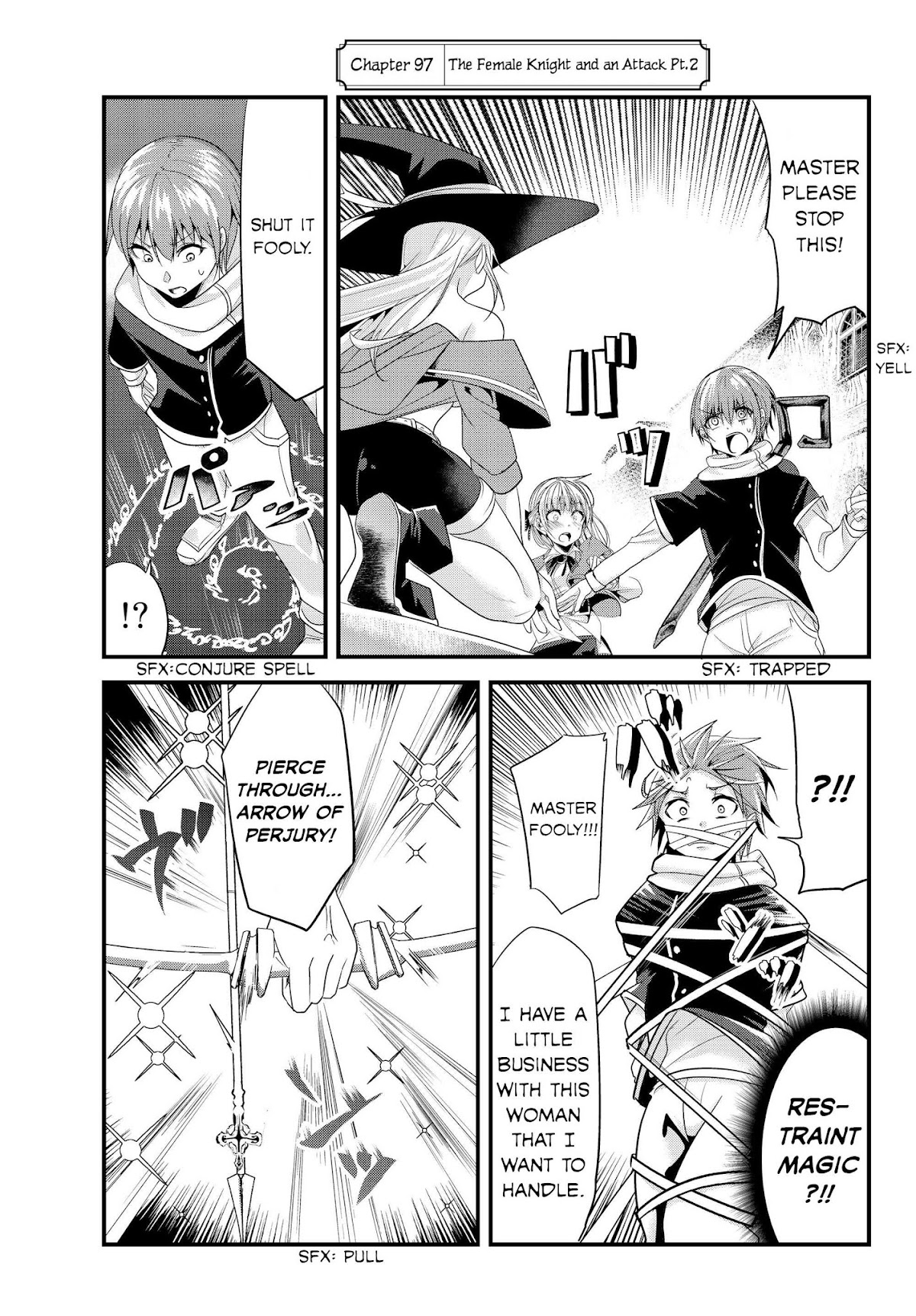 A Story About Treating a Female Knight Who Has Never Been Treated as a Woman as a Woman Chapter 97 page 1 - Chapter 97: The Female Knight and an Attack Pt.2