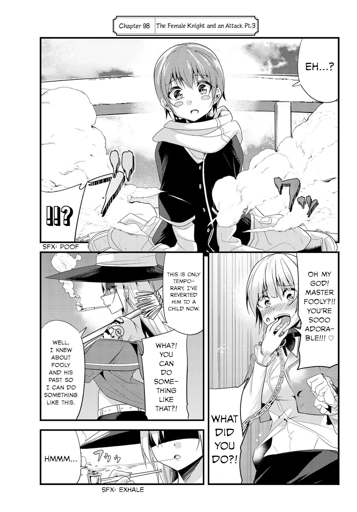 A Story About Treating a Female Knight Who Has Never Been Treated as a Woman as a Woman Chapter 98 page 3 - Chapter 98: The Female Knight and an Attack Pt.3
