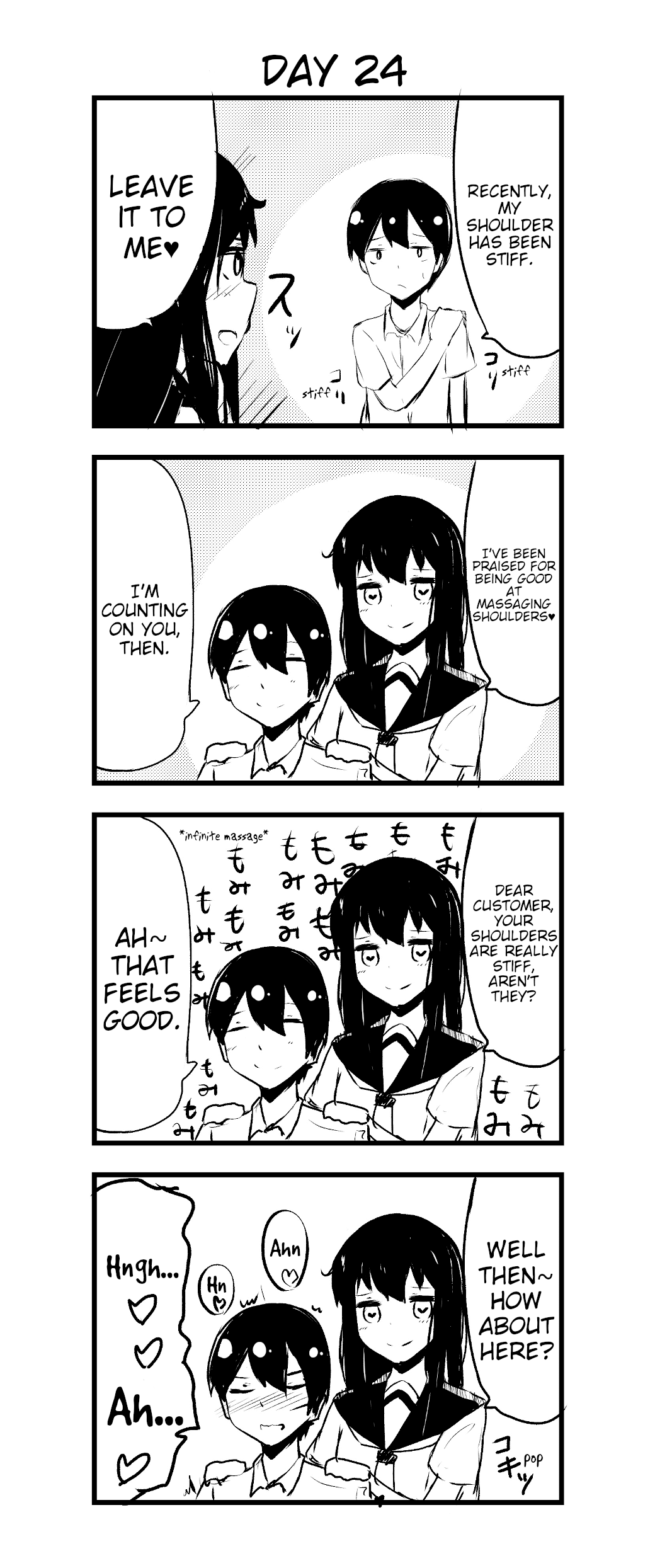 A Story About Wanting to Commit Suicide, but It's Scary so I Find a Yandere Girl to Kill Me, but After 100 days, I Somehow Got ○○ Chapter 24 page 1 - Chapter 24: Day 24