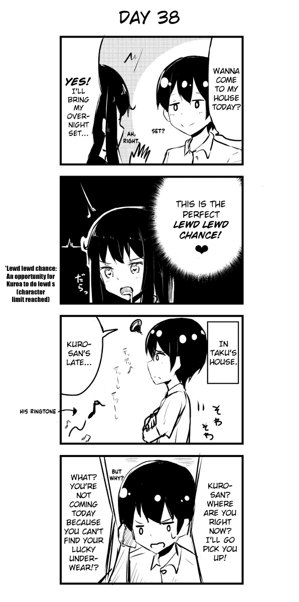 A Story About Wanting to Commit Suicide, but It's Scary so I Find a Yandere Girl to Kill Me, but After 100 days, I Somehow Got ○○ Chapter 38 page 1 - Chapter 38: Day 38