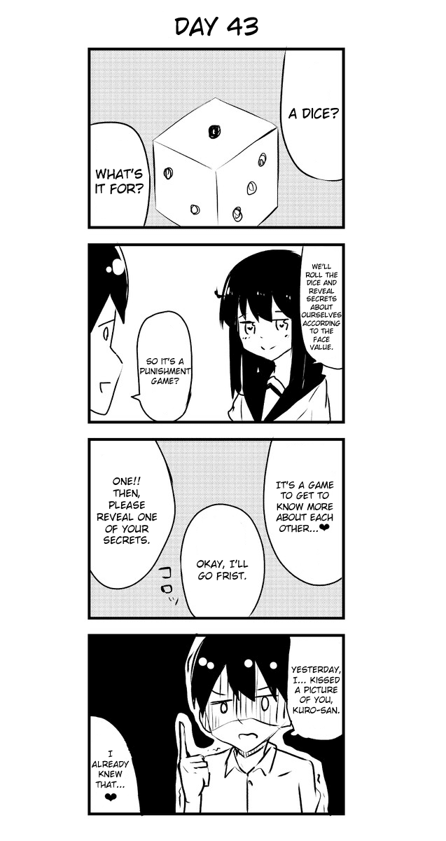 A Story About Wanting to Commit Suicide, but It's Scary so I Find a Yandere Girl to Kill Me, but After 100 days, I Somehow Got ○○ Chapter 43 page 1 - Chapter 43: Day 43