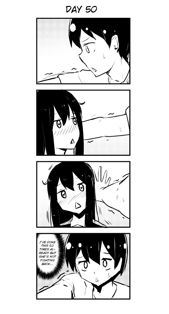 A Story About Wanting to Commit Suicide, but It's Scary so I Find a Yandere Girl to Kill Me, but After 100 days, I Somehow Got ○○ Chapter 50 page 1 - Chapter 50: Day 50