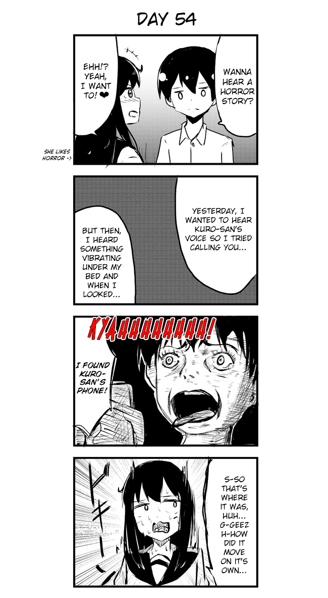 A Story About Wanting to Commit Suicide, but It's Scary so I Find a Yandere Girl to Kill Me, but After 100 days, I Somehow Got ○○ Chapter 54 page 1 - Chapter 54: Day 54