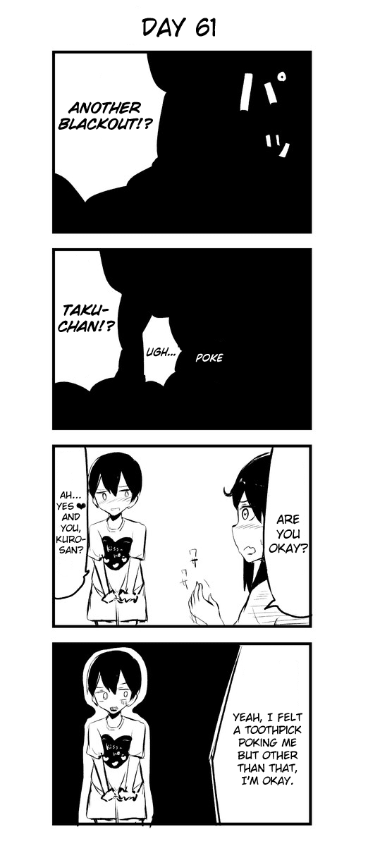A Story About Wanting to Commit Suicide, but It's Scary so I Find a Yandere Girl to Kill Me, but After 100 days, I Somehow Got ○○ Chapter 61 page 1 - Chapter 61: Day 61