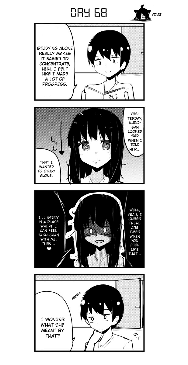 A Story About Wanting to Commit Suicide, but It's Scary so I Find a Yandere Girl to Kill Me, but After 100 days, I Somehow Got ○○ Chapter 68 page 1 - Chapter 68: Day 68
