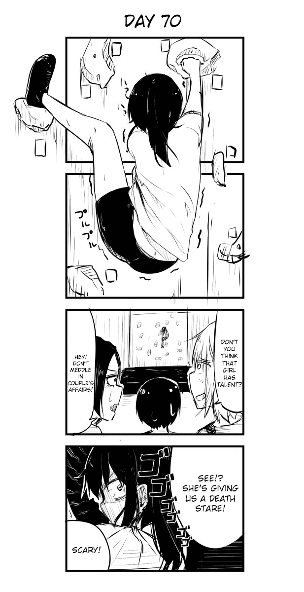 A Story About Wanting to Commit Suicide, but It's Scary so I Find a Yandere Girl to Kill Me, but After 100 days, I Somehow Got ○○ Chapter 70 page 1 - Chapter 70: Day 70