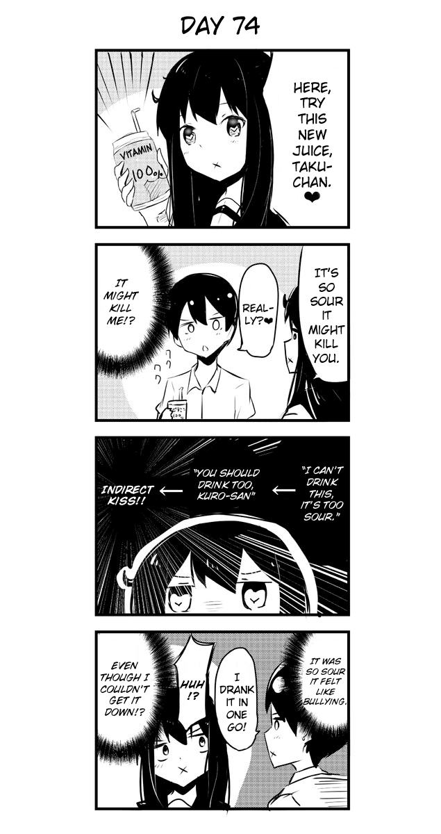 A Story About Wanting to Commit Suicide, but It's Scary so I Find a Yandere Girl to Kill Me, but After 100 days, I Somehow Got ○○ Chapter 74 page 1 - Chapter 74: Day 74