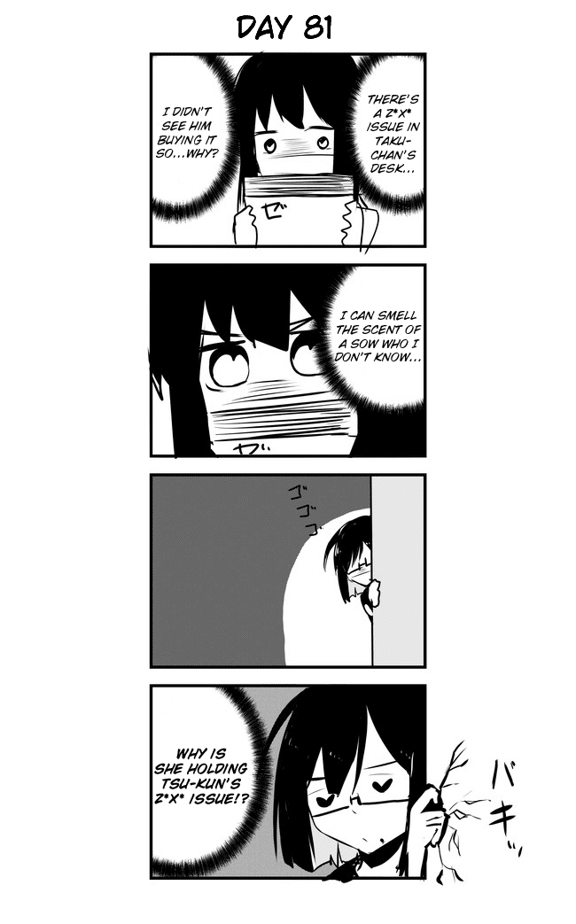 A Story About Wanting to Commit Suicide, but It's Scary so I Find a Yandere Girl to Kill Me, but After 100 days, I Somehow Got ○○ Chapter 81 page 1 - Chapter 81: Day 81
