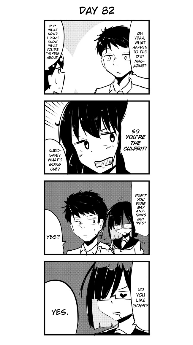 A Story About Wanting to Commit Suicide, but It's Scary so I Find a Yandere Girl to Kill Me, but After 100 days, I Somehow Got ○○ Chapter 82 page 1 - Chapter 82: Day 82