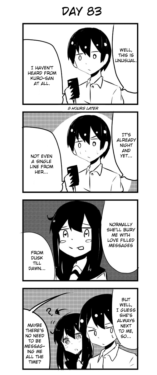 A Story About Wanting to Commit Suicide, but It's Scary so I Find a Yandere Girl to Kill Me, but After 100 days, I Somehow Got ○○ Chapter 83 page 1 - Chapter 83: Day 83