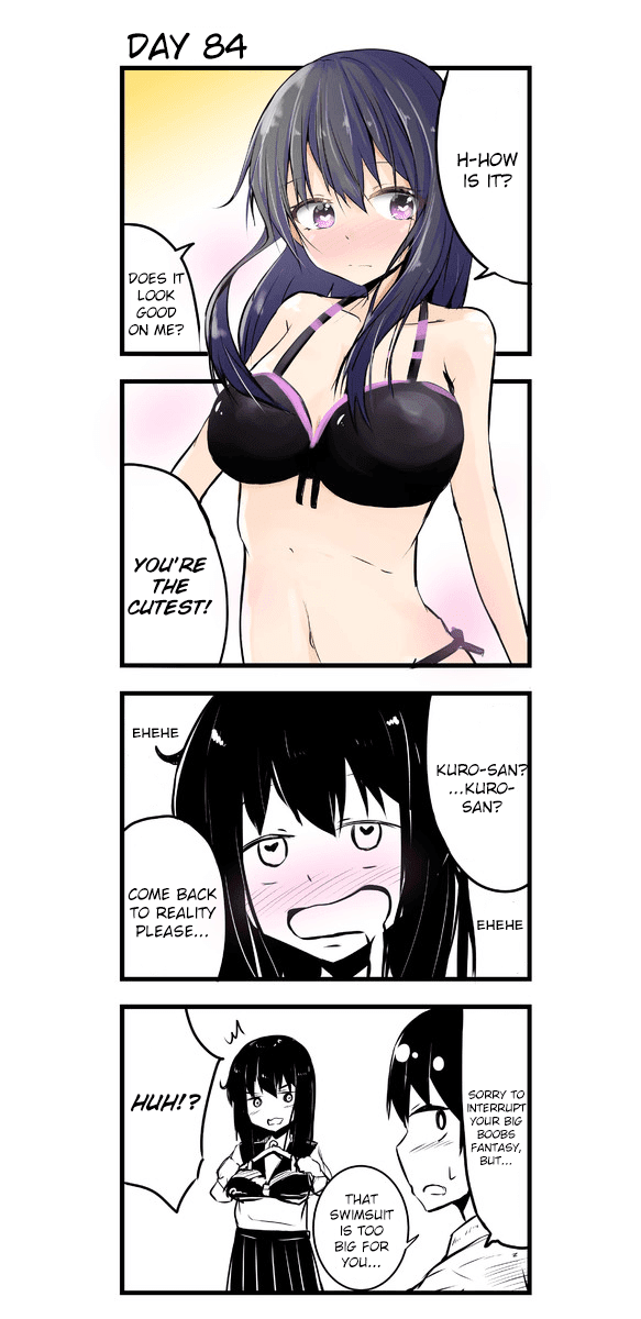 A Story About Wanting to Commit Suicide, but It's Scary so I Find a Yandere Girl to Kill Me, but After 100 days, I Somehow Got ○○ Chapter 84 page 1 - Chapter 84: Day 84