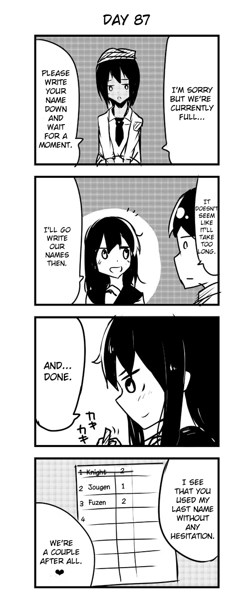A Story About Wanting to Commit Suicide, but It's Scary so I Find a Yandere Girl to Kill Me, but After 100 days, I Somehow Got ○○ Chapter 87 page 1 - Chapter 87: Day 87