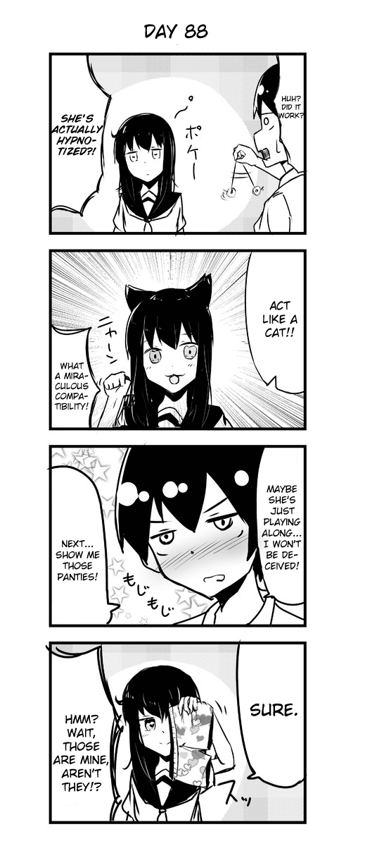 A Story About Wanting to Commit Suicide, but It's Scary so I Find a Yandere Girl to Kill Me, but After 100 days, I Somehow Got ○○ Chapter 88 page 1 - Chapter 88: Day 88