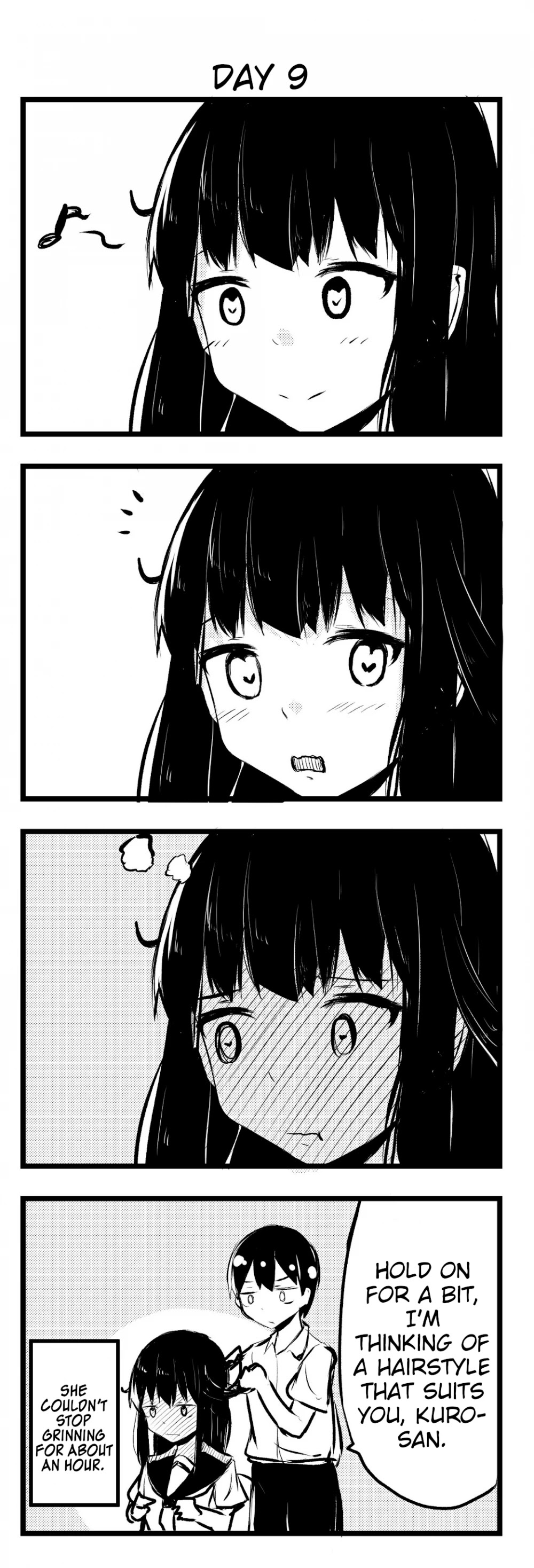 A Story About Wanting to Commit Suicide, but It's Scary so I Find a Yandere Girl to Kill Me, but After 100 days, I Somehow Got ○○ Chapter 9 page 1 - Chapter 9: Day 9