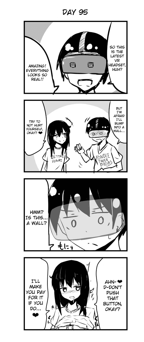 A Story About Wanting to Commit Suicide, but It's Scary so I Find a Yandere Girl to Kill Me, but After 100 days, I Somehow Got ○○ Chapter 95 page 1 - Chapter 95: Day 95