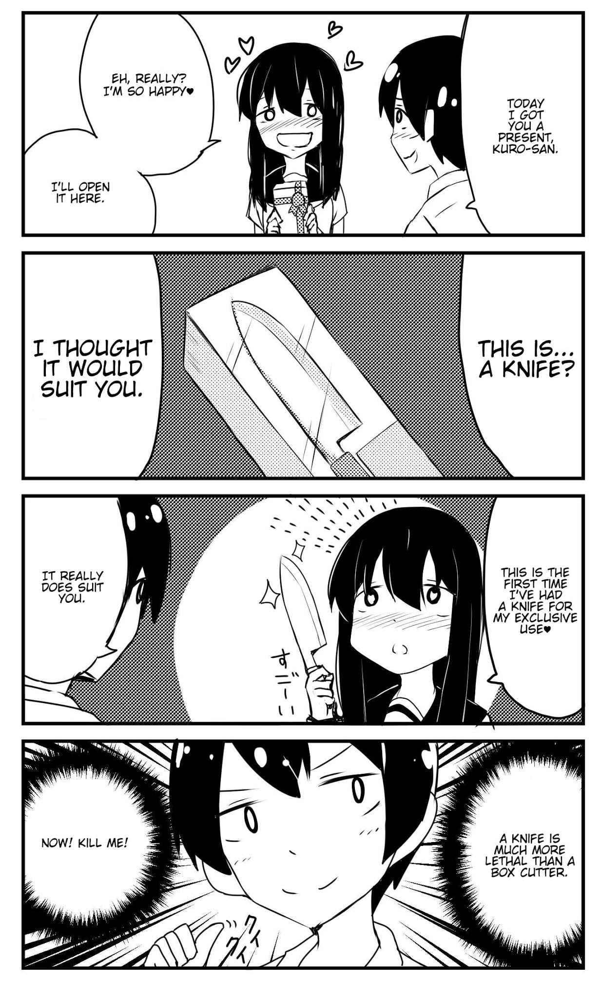 A Story About Wanting To Commit Suicide, But It's Scary So I Find A Yandere Girl To Kill Me, But It Doesn't Work Chapter 2 page 1 - Chapter 2