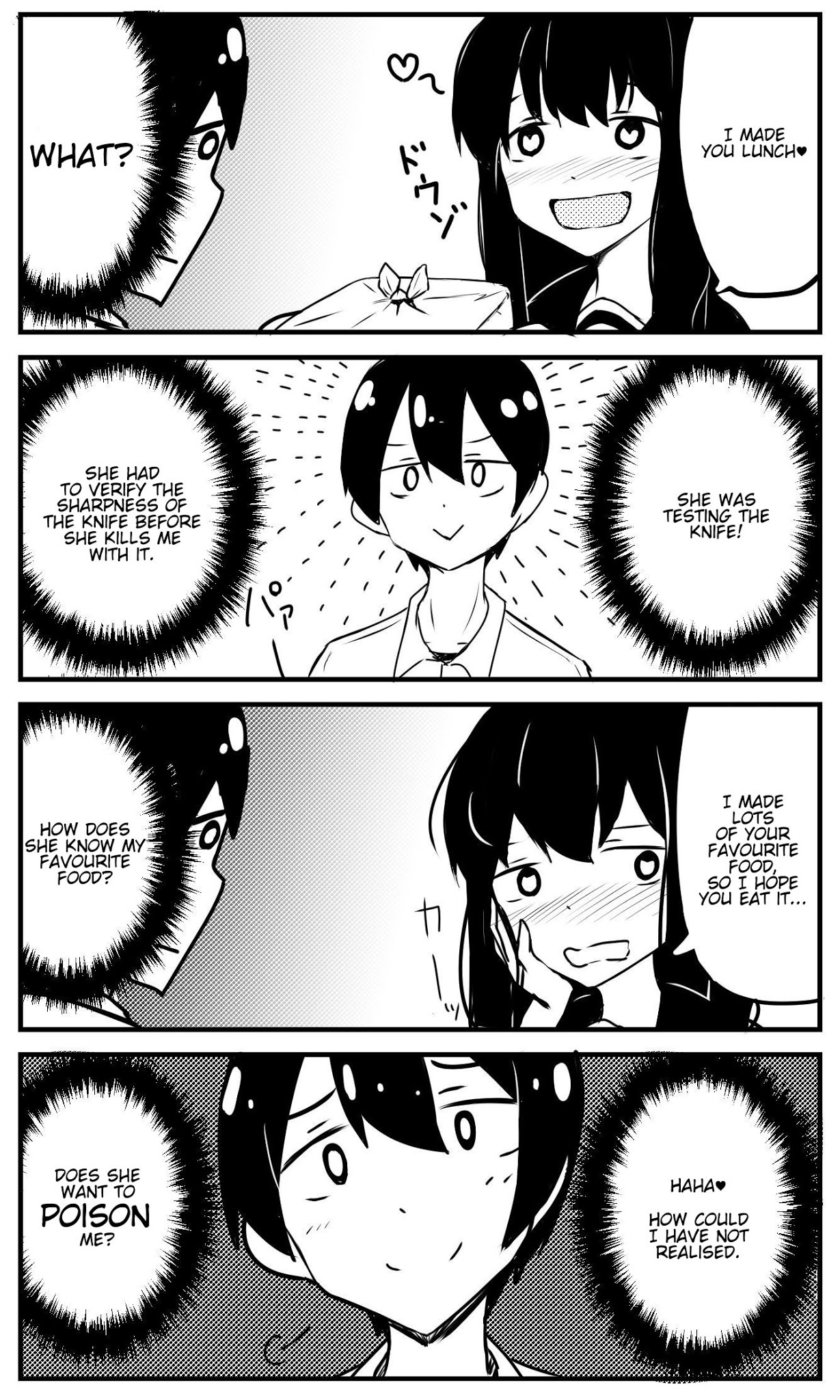 A Story About Wanting To Commit Suicide, But It's Scary So I Find A Yandere Girl To Kill Me, But It Doesn't Work Chapter 3 page 1 - Chapter 3