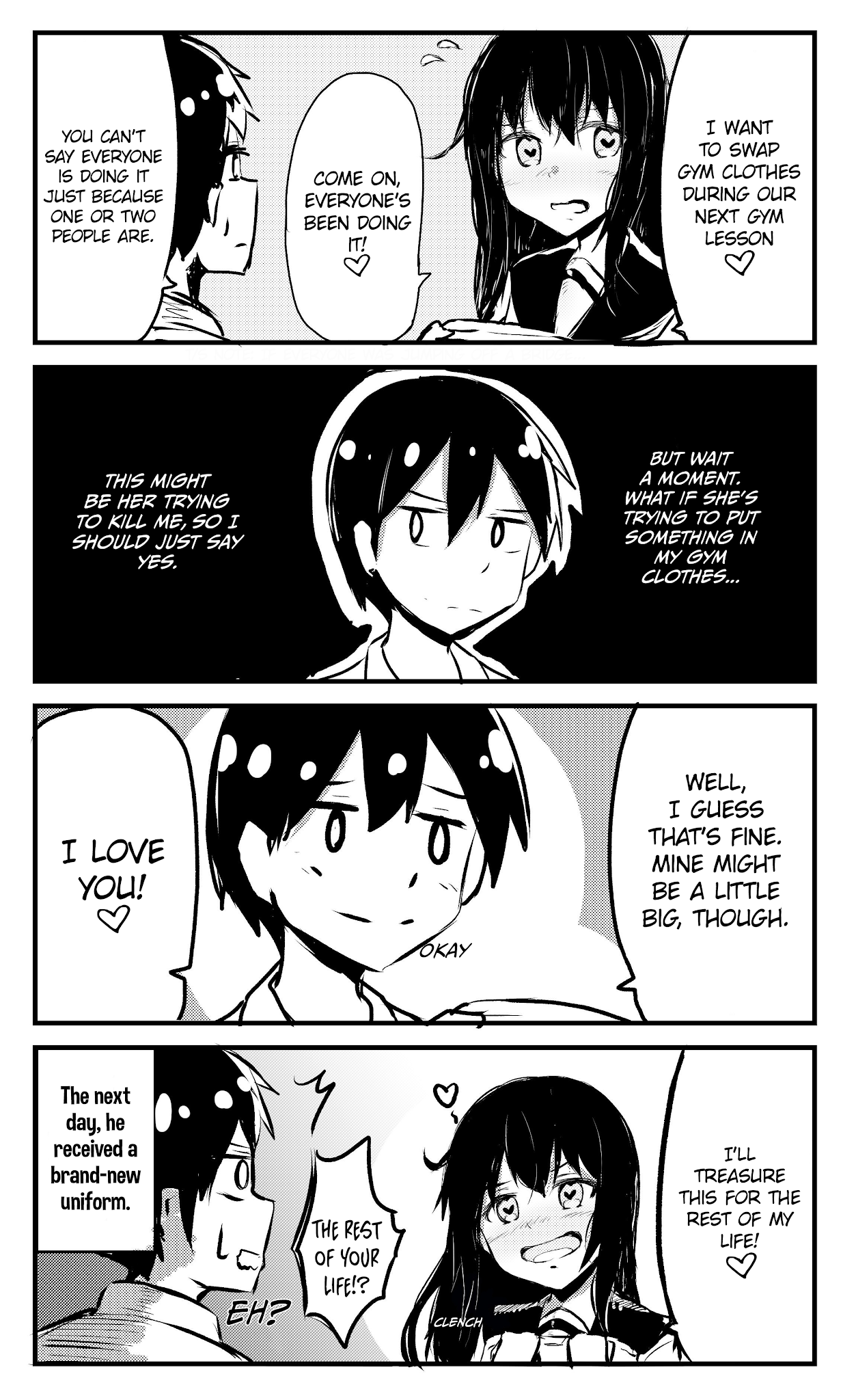 A Story About Wanting To Commit Suicide, But It's Scary So I Find A Yandere Girl To Kill Me, But It Doesn't Work Chapter 56 page 1 - Chapter 56