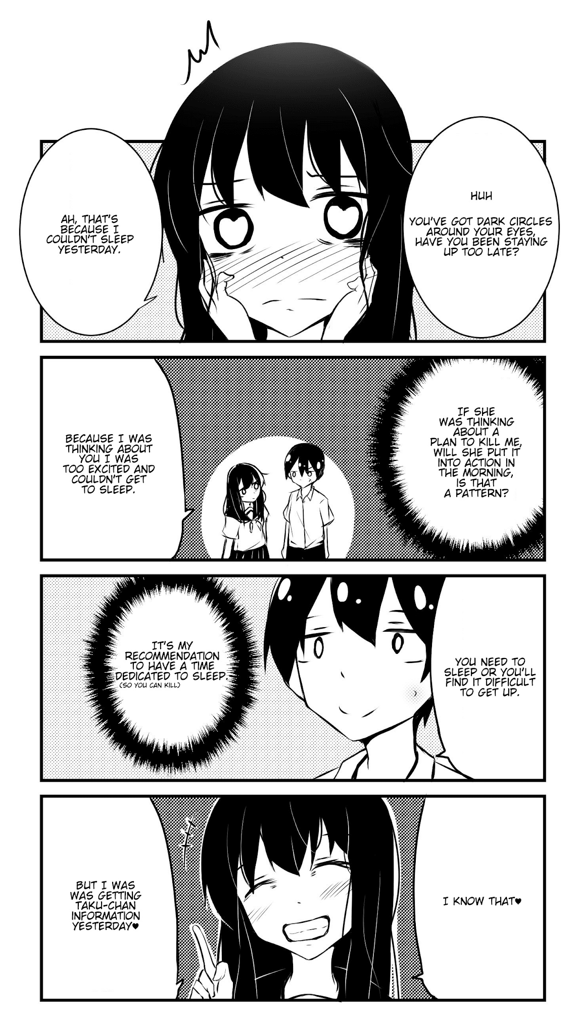 A Story About Wanting To Commit Suicide, But It's Scary So I Find A Yandere Girl To Kill Me, But It Doesn't Work Chapter 6 page 1 - Chapter 6