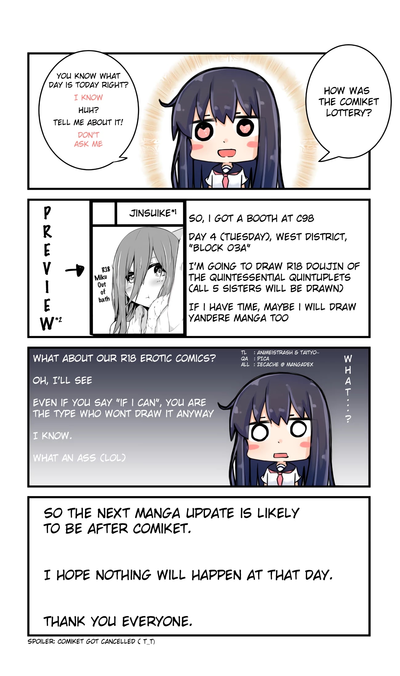 A Story About Wanting To Commit Suicide, But It's Scary So I Find A Yandere Girl To Kill Me, But It Doesn't Work Chapter 63 page 2 - Chapter 63