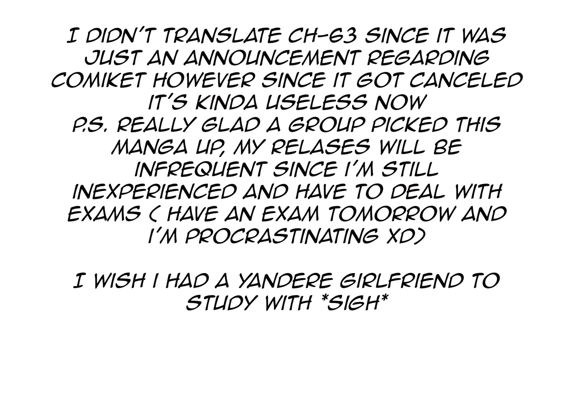 A Story About Wanting To Commit Suicide, But It's Scary So I Find A Yandere Girl To Kill Me, But It Doesn't Work Chapter 64 page 4 - Chapter 64