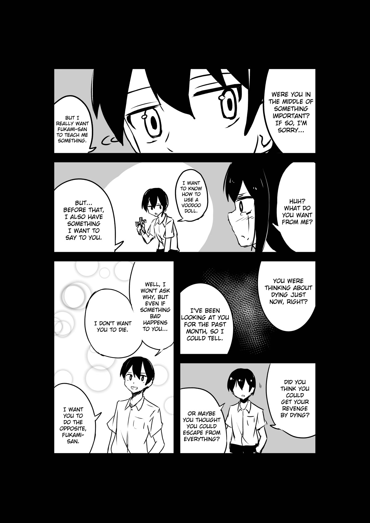 A Story About Wanting To Commit Suicide, But It's Scary So I Find A Yandere Girl To Kill Me, But It Doesn't Work Chapter 89 page 1 - Chapter 89
