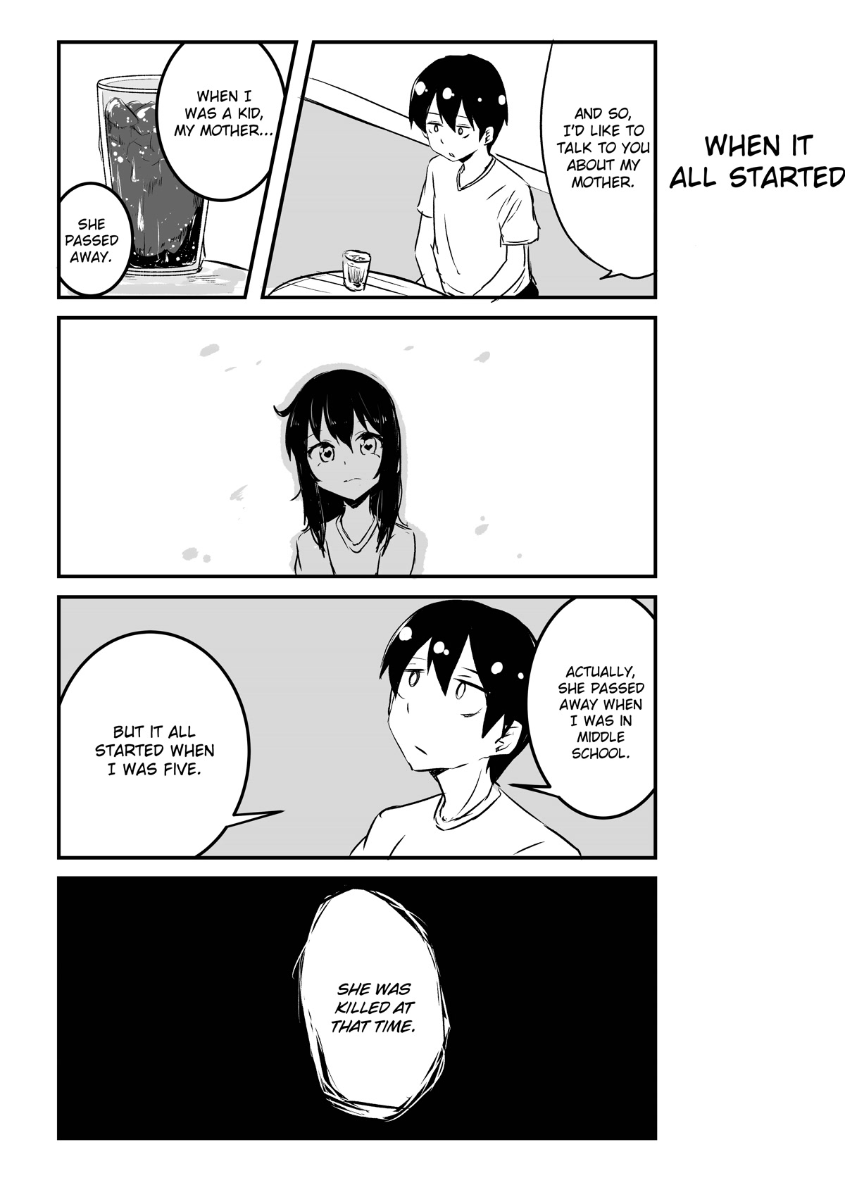 A Story About Wanting To Commit Suicide, But It's Scary So I Find A Yandere Girl To Kill Me, But It Doesn't Work Chapter 90 page 1 - Chapter 90