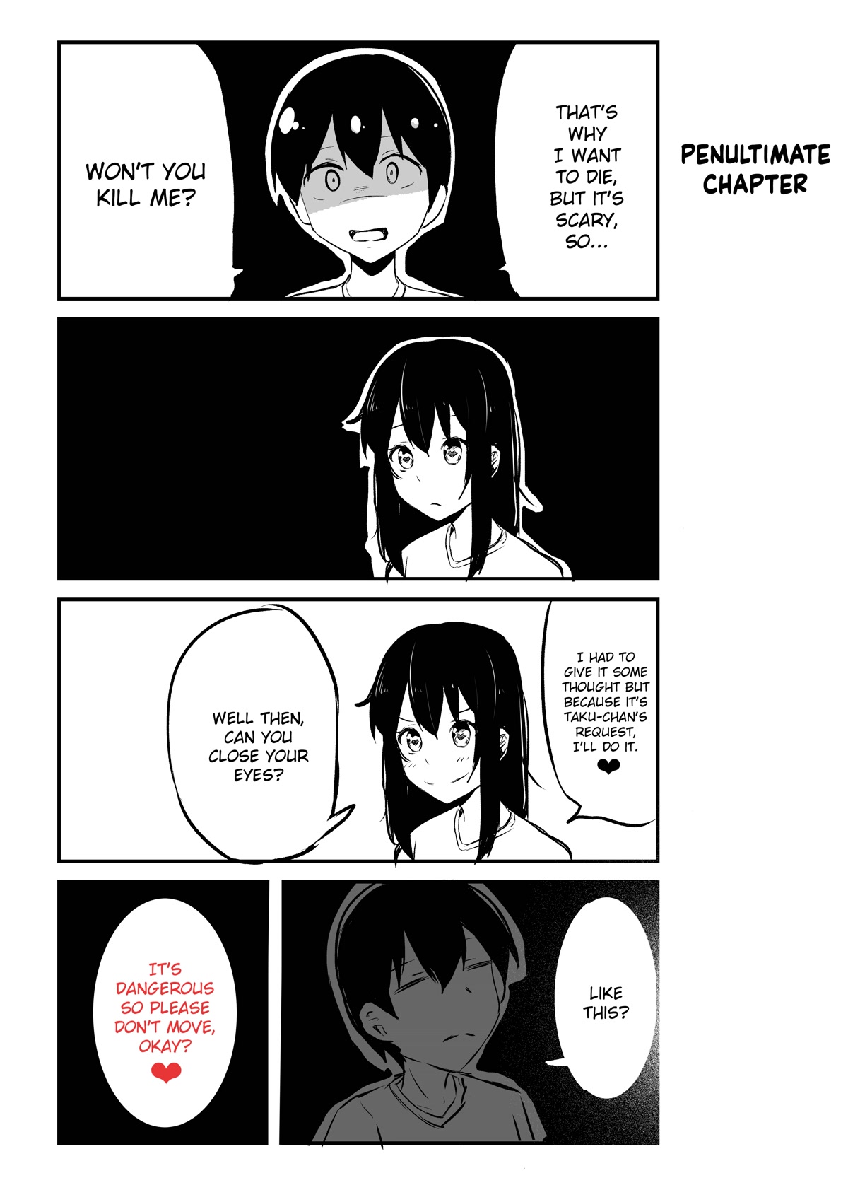 A Story About Wanting To Commit Suicide, But It's Scary So I Find A Yandere Girl To Kill Me, But It Doesn't Work Chapter 92 page 1 - Chapter 92