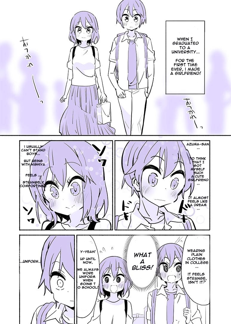 A Story of a Person Who Made a Lover for the First Time at a University Chapter 1 page 2 - Chapter 1