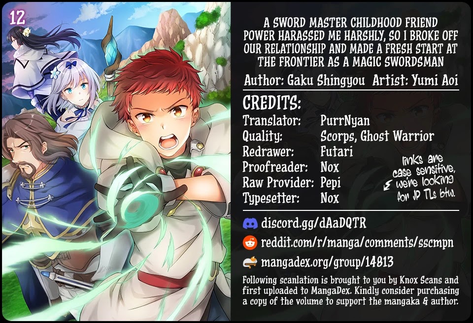 A Sword Master Childhood Friend Power Harassed Me Harshly, So I Broke Off Our Relationship And Make A Fresh Start At The Frontier As A Magic Swordsman. Chapter 12 page 31 - Chapter 12