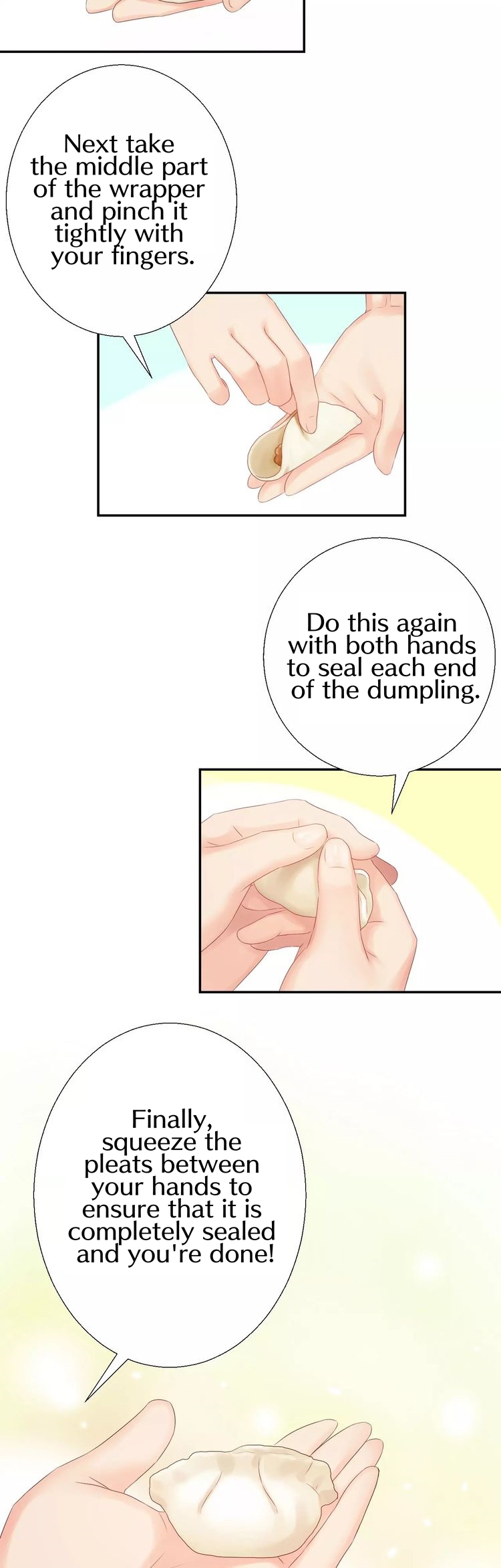A Taste of Love Chapter 15.5 page 16 - Chapter 15.5: New year's special - Folding dumplings