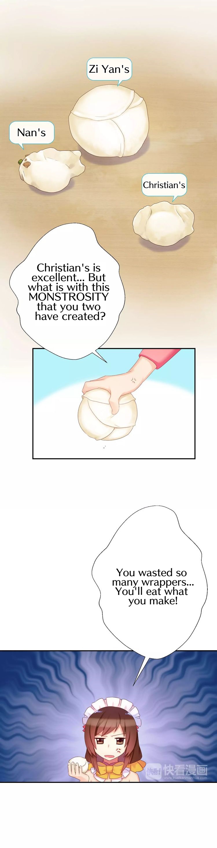 A Taste of Love Chapter 15.5 page 22 - Chapter 15.5: New year's special - Folding dumplings