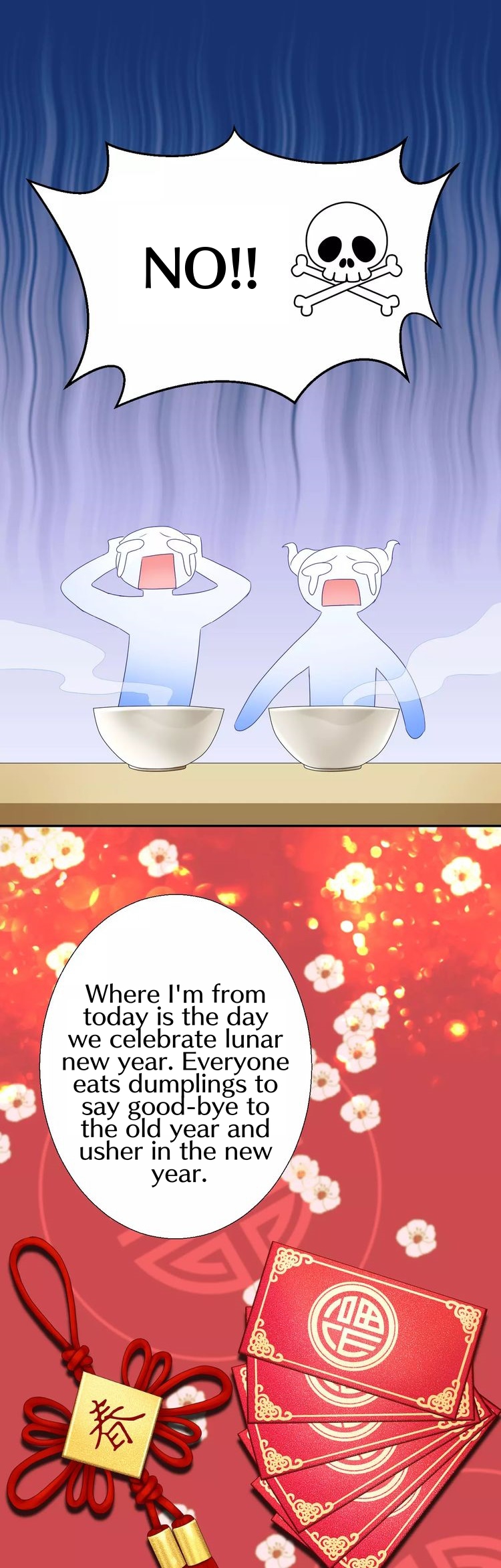 A Taste of Love Chapter 15.5 page 26 - Chapter 15.5: New year's special - Folding dumplings