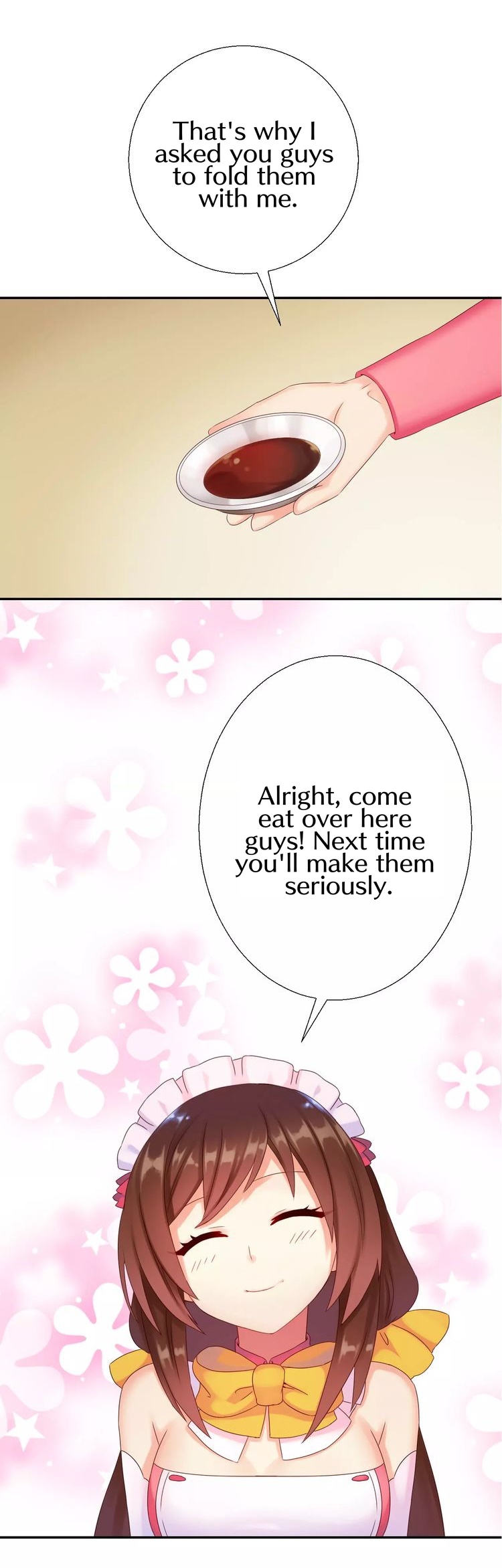 A Taste of Love Chapter 15.5 page 28 - Chapter 15.5: New year's special - Folding dumplings