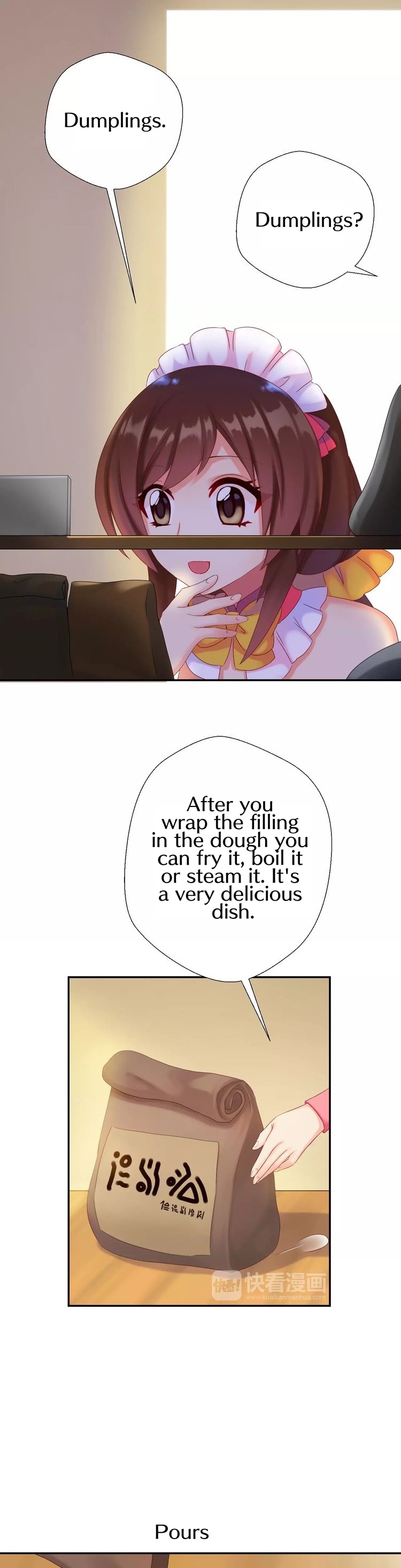 A Taste of Love Chapter 15.5 page 7 - Chapter 15.5: New year's special - Folding dumplings
