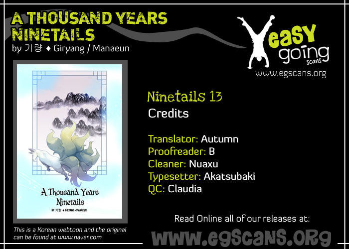A Thousand Years Ninetails Chapter 13 page 1 - Chapter 13 : Promise