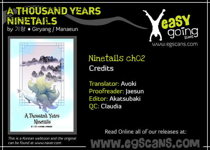 A Thousand Years Ninetails Chapter 2 page 1 - Chapter 2 : Hanging Scroll